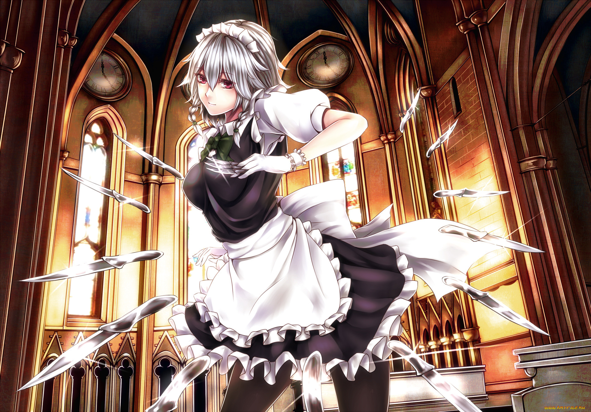 , touhou, izayoi, sakuya